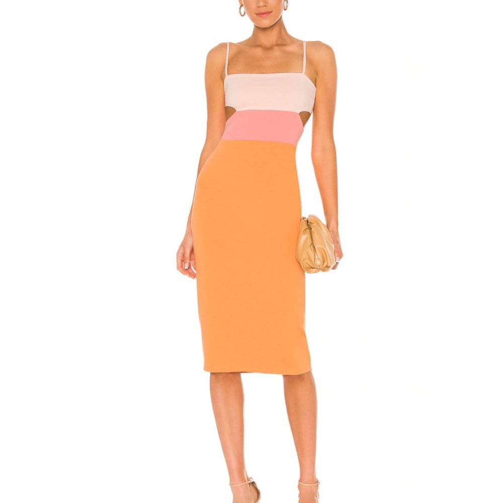 Susana Monaco - Creamsicle Strap Block Dress